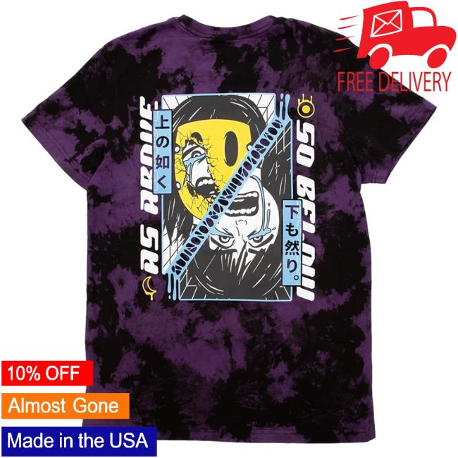 Official Philip Defranco Merch Store Beautiful Bastard As Above So Below - Tie Dye Popover Shirt Beautifulbastard Philipdefranco Shop Official Philip Defranco Merch Store Beautiful Bastard As Above So Below - Tie Dye Top Shirt Beautifulbastard Philipdefranco Shop