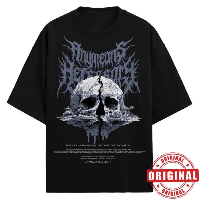 Official Any Means Necessary Clothing Pressure Hot Shirt Grape
