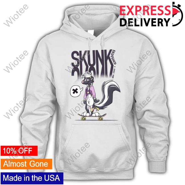 Skate Skunk Skooshed Since1989 T Shirt Skate Skunk Shirt