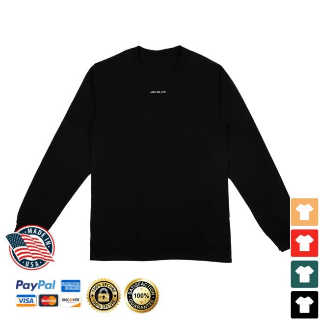 Mac Miller Swimming Pixels Long Sleeve Shirts