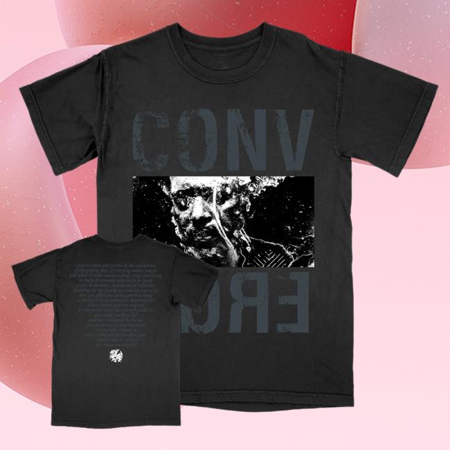Official Death Wish Store Deathwish Inc Converge A Single Tear Premium Graphite Shirt 2023 Deathwishinc