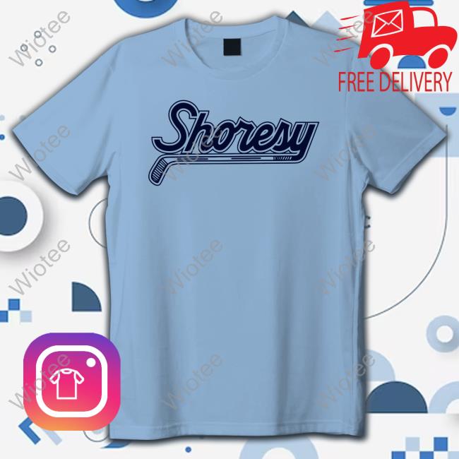 Official Letterkenny Shoresy Hockey Logo Blue Shirts