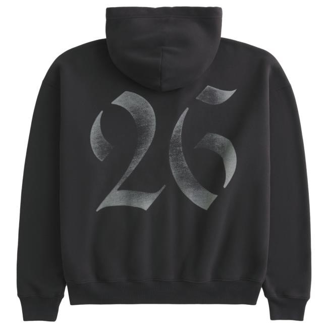 Official Hollister Store Boxy Class of 26 Graphic Zip-Up Hoodie HollisterCo Official Hollister Clothing Boxy Class of 26 Graphic Zip-Up Popover Hoodie HollisterCo