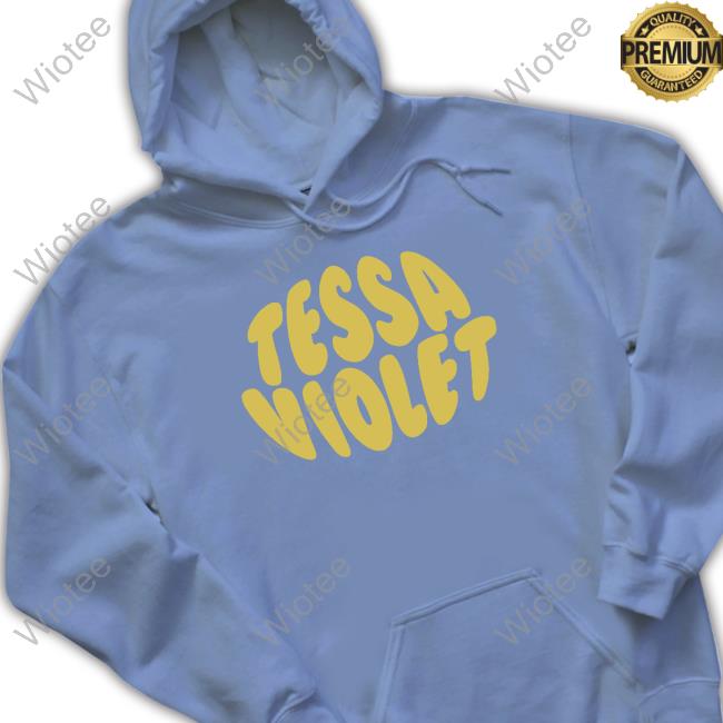 Official Tessa Violet Bubble Text Tee Official Bubble Text Hooded Sweatshirt