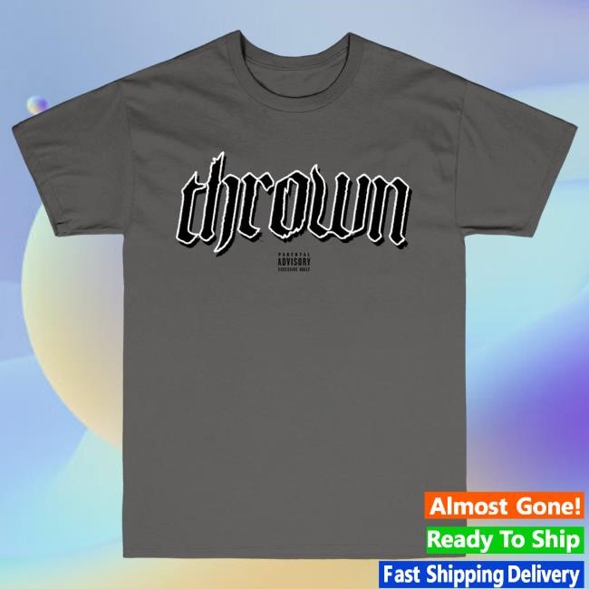 Thrown Big Logo Shirt (Charcoal) Extended Pain Merch Official