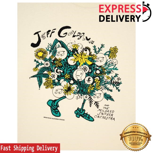 Official Brain Dead Merch Shop Brain Dead x Jeff Goldblum Still Blooming Shirt - Natural