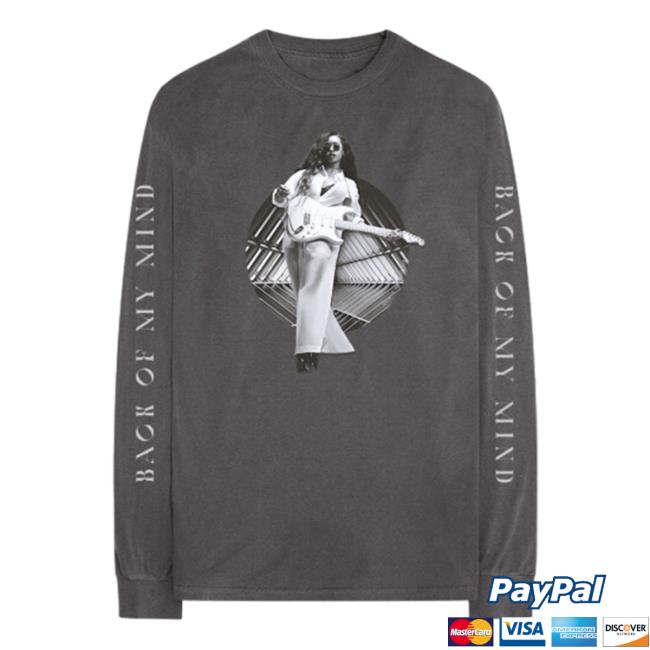 Official Her Merch Back Of My Mind Guitar Circle Long Sleeve T Shirt