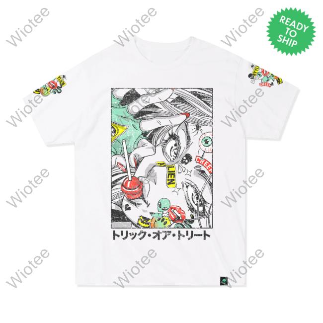 Official Elvis The Alien Ayylien Clothing Lollipop Girl Shirt