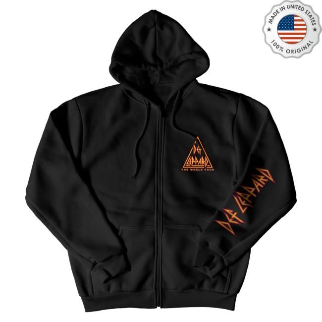 Official Def Leppard Eu World Tour Pullover Sweatshirt