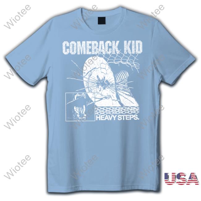 Official Cut Loose Merch Comeback Kid Heavy Steps Long Sleeve Tee Cut Loose Merch Comeback Kid Heavy Steps Shirt