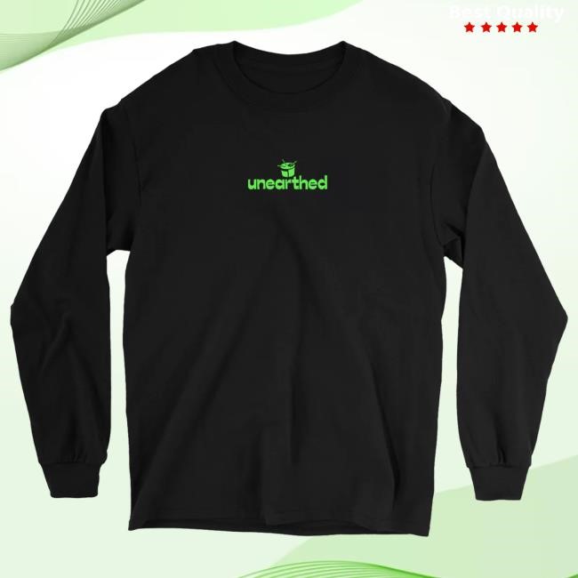 Official Triple J Store Shop New Unearthed Triple J Long Sleeve T-Shirt (Black)