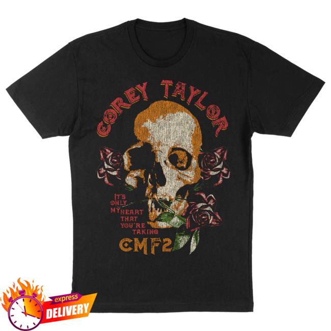 Official Corey Taylor Store Merch Skull And Roses New Shirt