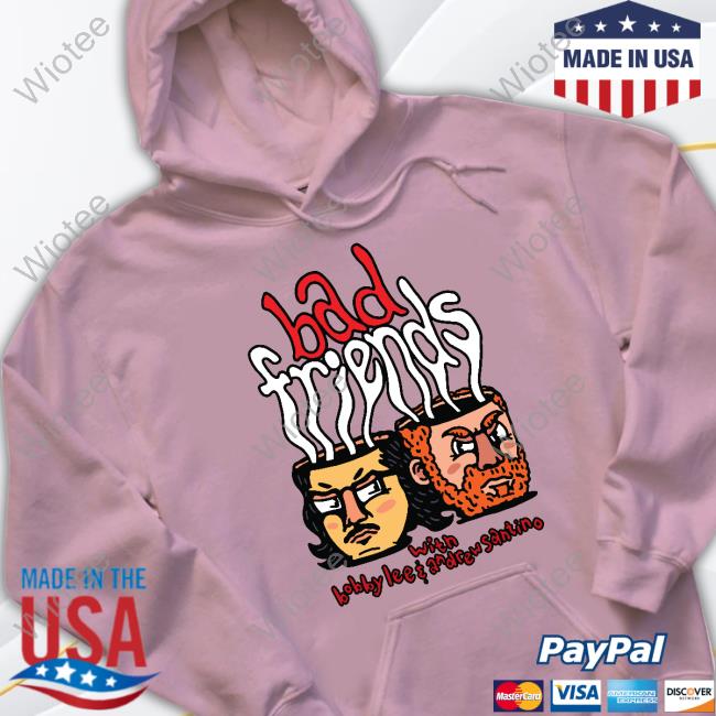 Bad Friends Merch Mugheads Hoodie Official Bad Friends Merch Mugheads With Bobby Lee & Andrew Santino Hoodie