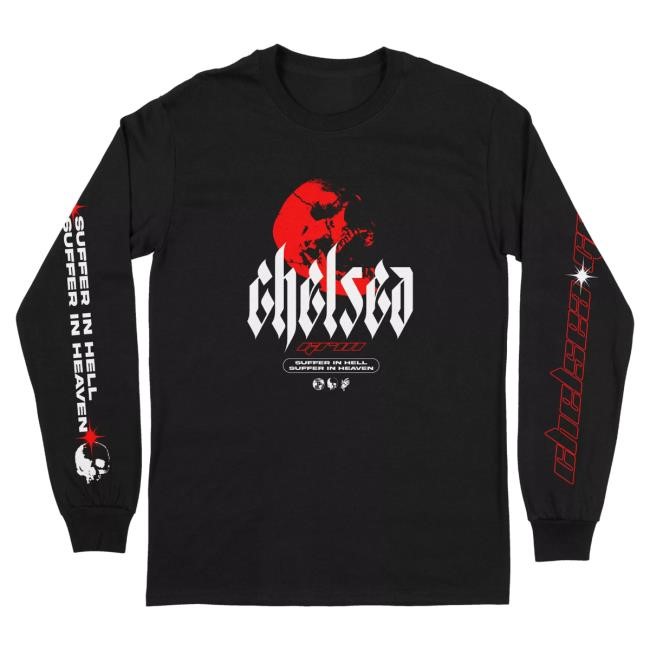 Official Merchbar Chelsea Grin Digiskull Long Sleeve T-Shirts Merch Bar