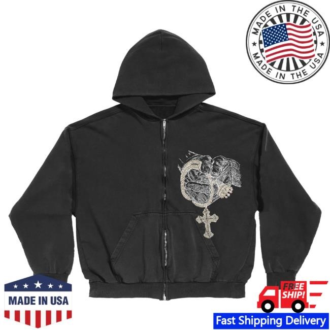Official Tupac Shakur Merch Store 2Pac Untitled Zip Hoody