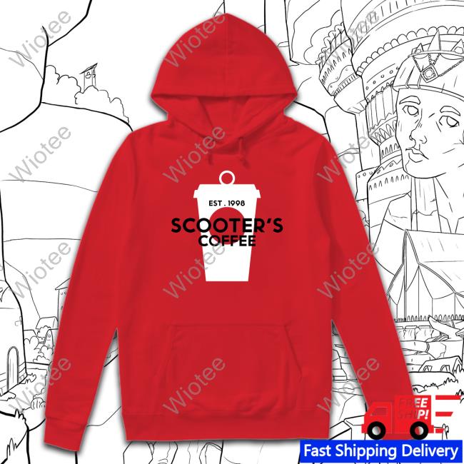 Official Surviving The Internet Without A Sarcasm Font Est 1998 Scooter's Coffee T Shirt