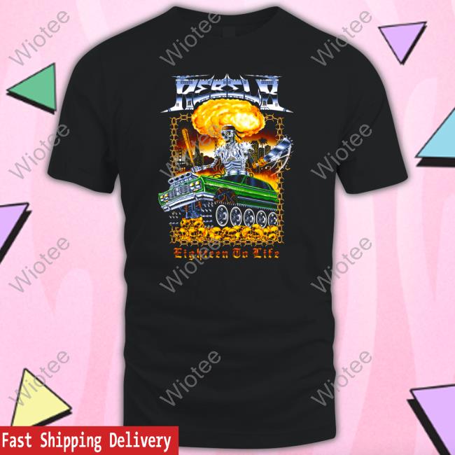 Josh Freydkis Shop Merch Apparel Puscifer Rebel8 Eighteen To Life Top Shirt