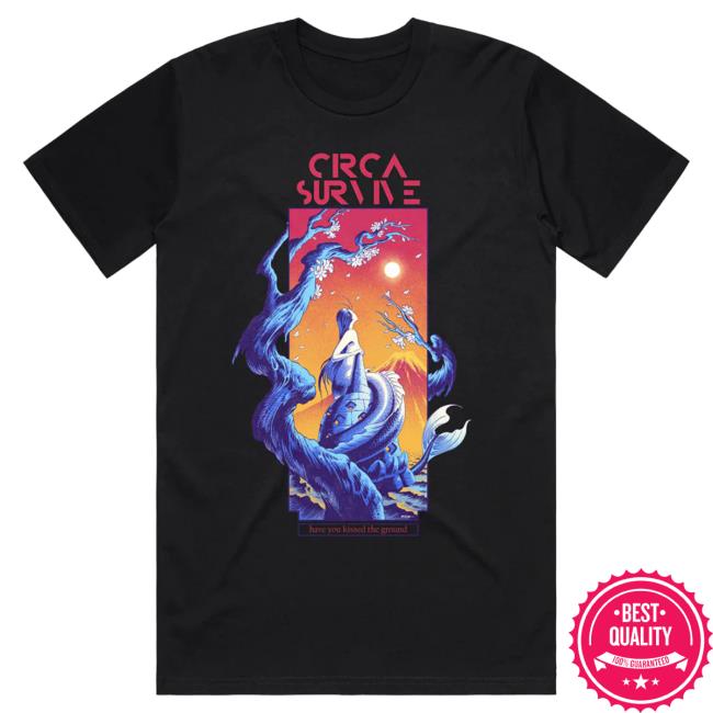 Official Circa Survive Kissed the Ground T-Shirt Black Circasurvive