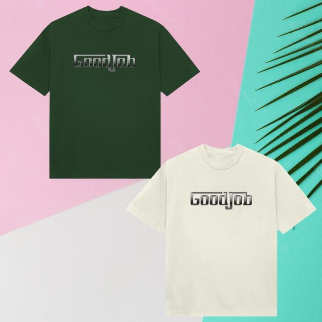 Official Larry June Merch Store Good Job Chrome Tee Official Larry June Merch Store Good Job Chrome Tee