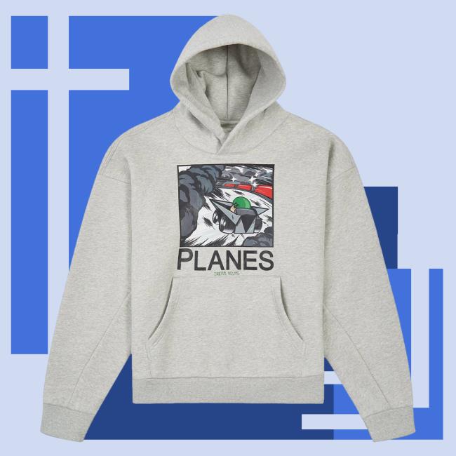Official Capsule Clothing Store Paper Planes Dream Young Popover Sweatshirt | Heather Grey Capsule Nyc