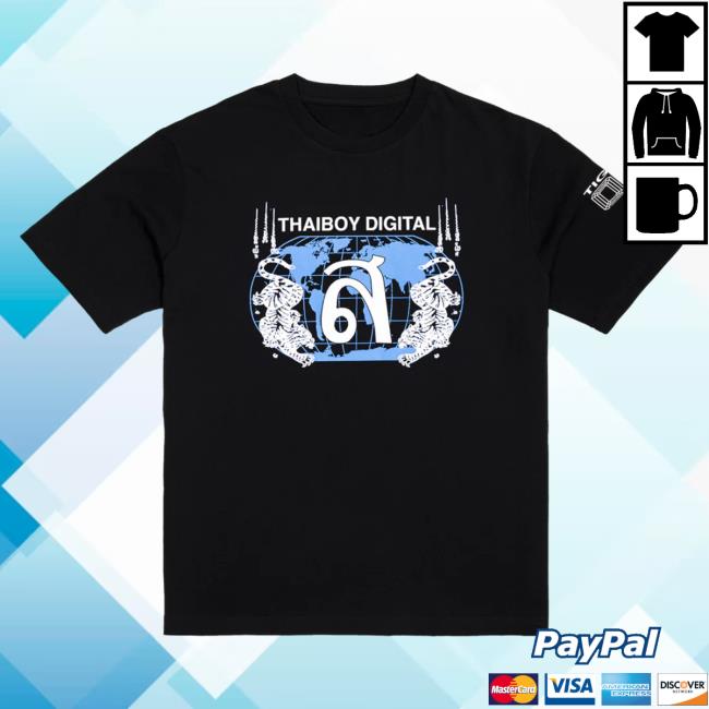 Official Year0001 Shop Year0001 Thaiboy Digital / Tiger T-Shirt / Black
