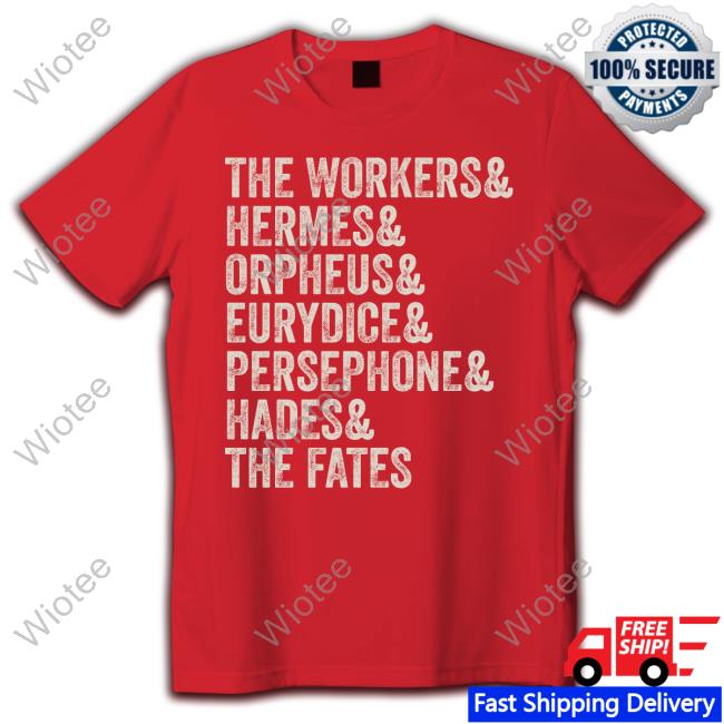 Hadestown Names Shirts