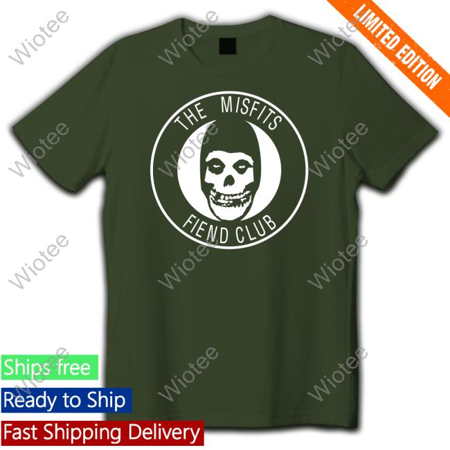 Official The Misfits Fiend Club Hoodie Official Misfits Merch The Misfits Fiend Club T-Shirt