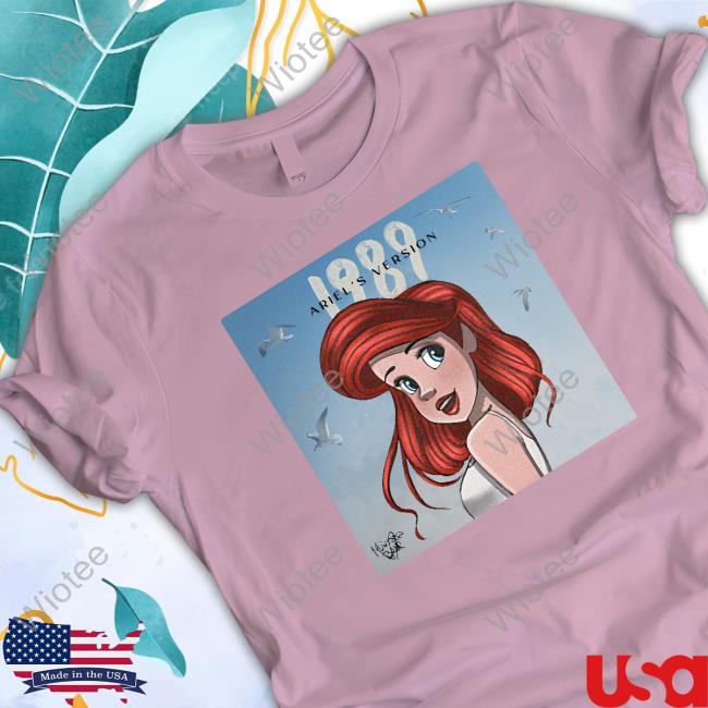 Official Taylor Swift 1989 Ariel's Version Mermaid Princess T Shirt
