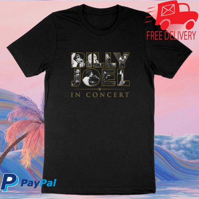 Official Billy Joel Merch Store In Concert 23/24 Admat Itinerary Shirt New Online Exclusive Billy Joel Shop BillyJoel