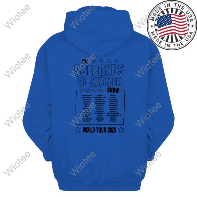 Official 5Sos White Tour The 5 Seconds Of Summer Show Hoodie 5Sos White Tour The 5 Seconds Of Summer Show Sweatshirt