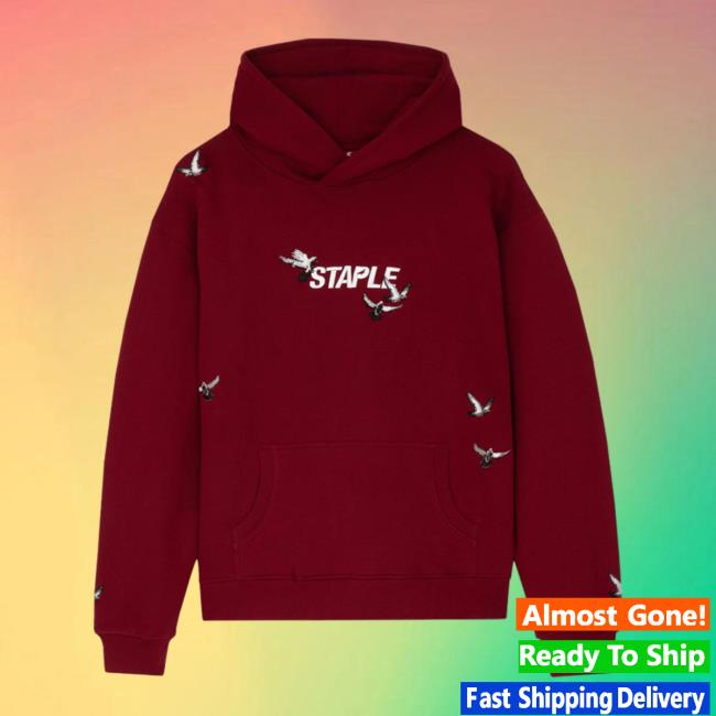 Official Flock Logo Crew neck Burgundy