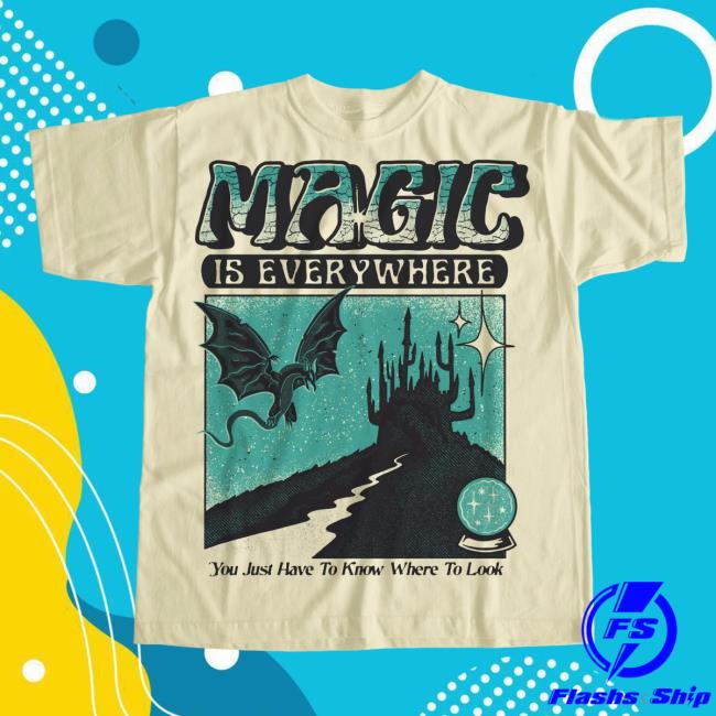 Official Wizard Of Barge Magic Is Everywhere Shirt New Off-White Wizardofbarge
