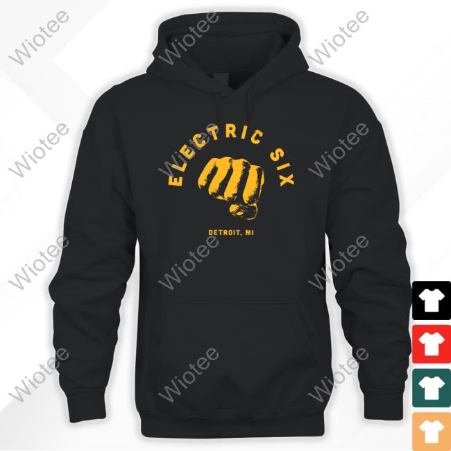 Official Ran Touring Merch Electric Six Fist Top Tee Electric Six Fist Top Tee