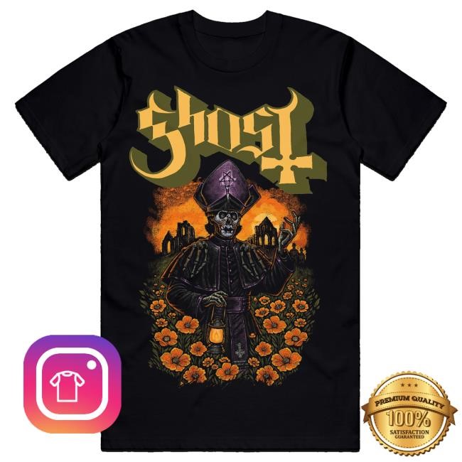 Official Ghost Band Merch Peacefield Hot Shirt Ghost Rock Band