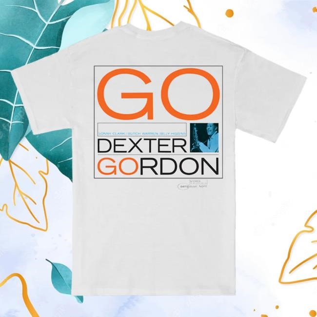 Official Blue Note Records Store Dexter Gordon - GO - 84112 (Serial Logo Series) Long Sleeve New Shirt