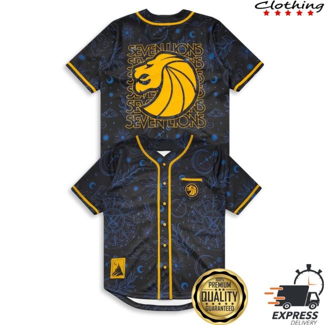Official Seven Lions Merch Store Seven Lions Cosmography Jersey New Shirt