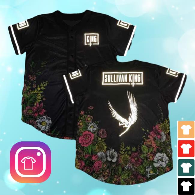 Official Sullivan King Merch 2023 "Return Of The King" Bassball Jersey Shirt New Royal Black