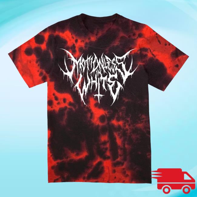 Official Motionless In White Miw Merch Black And Blood Tie Dye Top Shirt Miwmerch