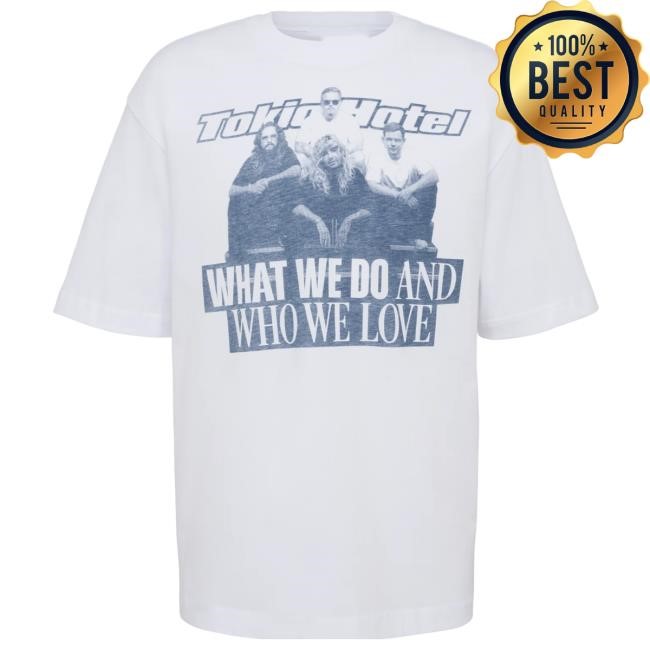 The Tour White T Shirt Tokio Hotel Merch