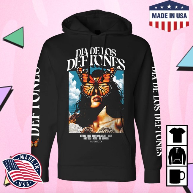 Deftones DDLD '24 Black Admat Hoodie Official DDLD V Merch