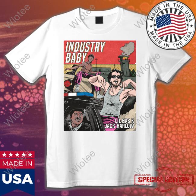 Official Baby Comic Art T-Shirt Lil Nas X Industry Baby Comic Art Shirt
