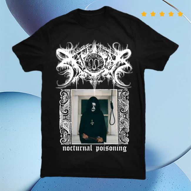 Xasthur Merch Nocturnal Black T Shirt