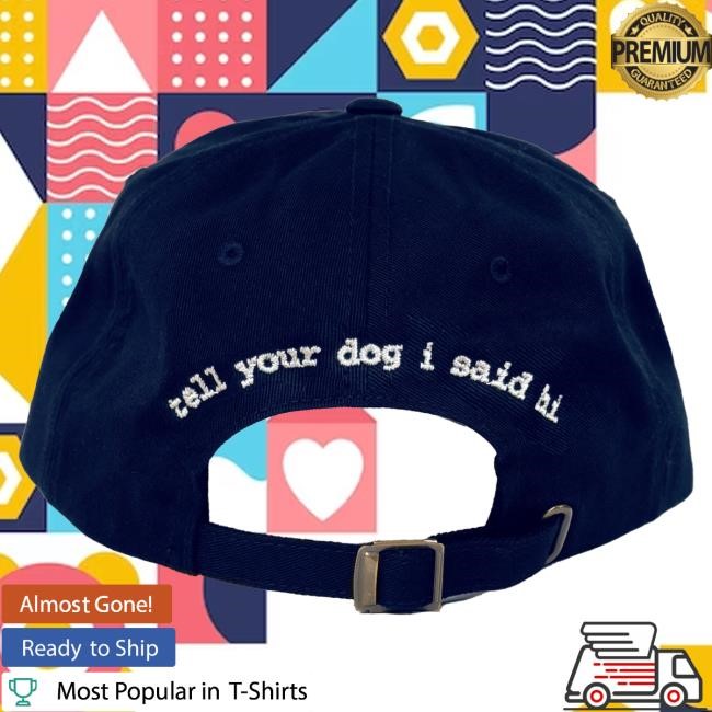 Official We Rate Dogs Merch Navy Waving Dog Hat Official We Rate Dogs Merch Navy Waving Dog Cap