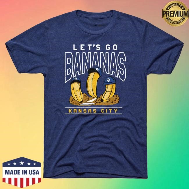 Official Charlie Hustle Merch Store Let's Go Bananas Baseball Shirt
