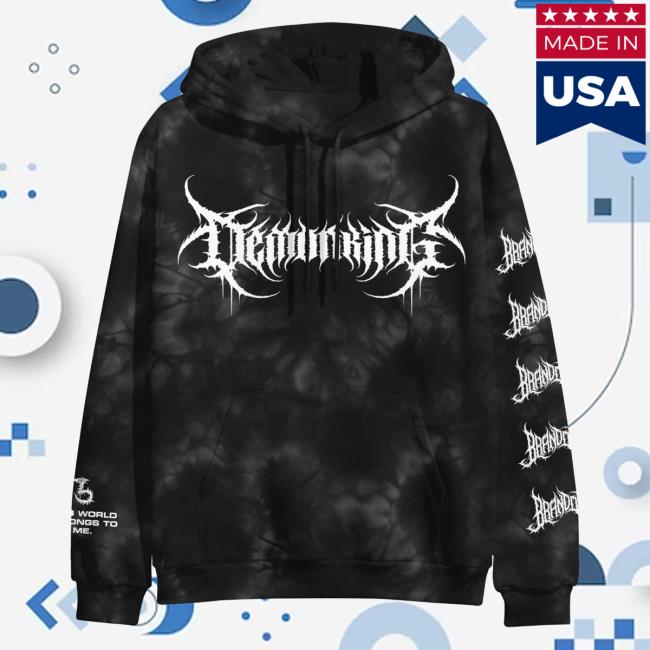 Official Brand Of Sacrifice Merch Demon King Black Cloud Dye Crew neck Sweatshirt