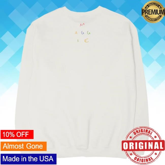 Maggie Rogers Mix Notes Crewneck Sweatshirt - Black Official Maggie Rogers Merch Store Maggie Rogers Mix Notes Sweatshirts - Black