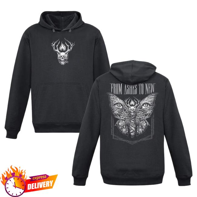 Official Merch Bar From Ashes to New Mummy Moth Sweatshirt MerchBar