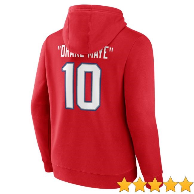 Navy Drake Maye NFL Football NFL New England Patriots Hoodie