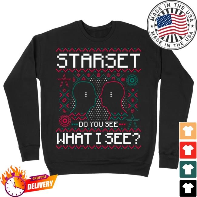 Do You See What I See Holiday Pullover Crewneck Sweatshirt Starset