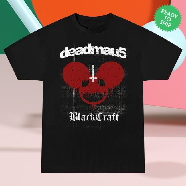 Official Blackcraft Cult Deadmau5 x Blackcraft Blood Mau5 Tee